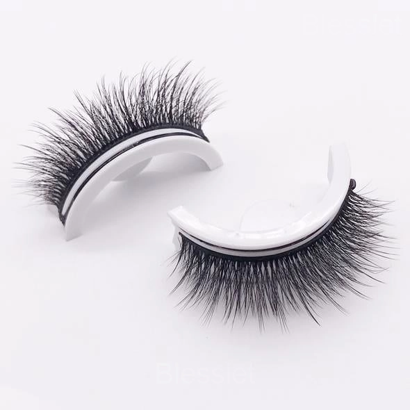 Reusable Self-Adhesive False Eyelashes – No Glue Needed, Natural Look