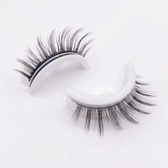 Reusable Self-Adhesive False Eyelashes – No Glue Needed, Natural Look