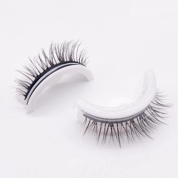 Reusable Self-Adhesive False Eyelashes – No Glue Needed, Natural Look