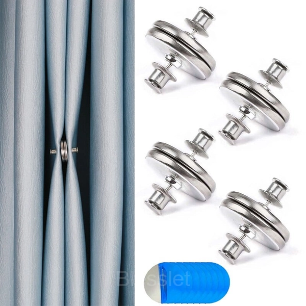 Magnetic Curtain Clips – Strong Hold Light Blocking Curtain Fasteners