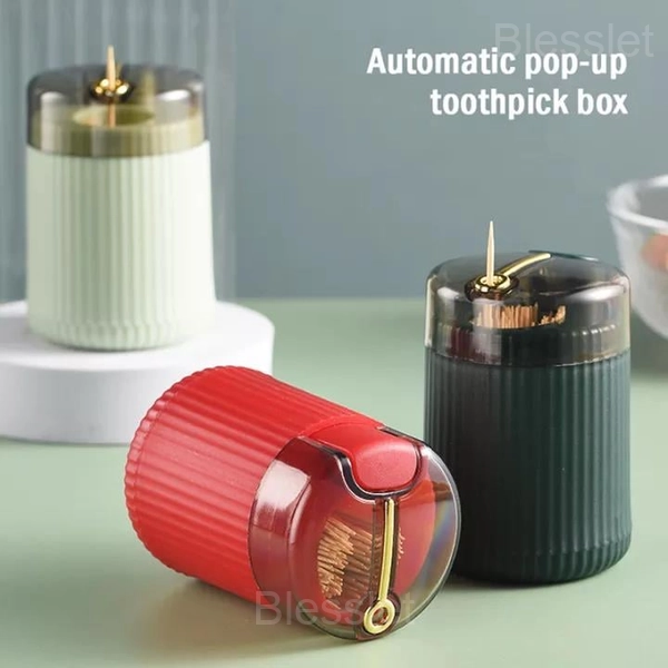 Automatic Pop-Up Toothpick Dispenser – Hygienic & Dust-Proof Design