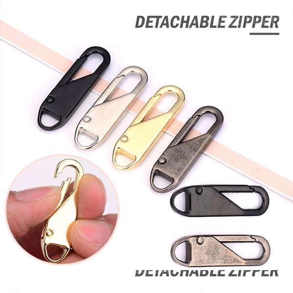 6PCS Zipper Pull Replacement Kit – Durable Metal Zipper Repair Tabs - BUY 1 SET