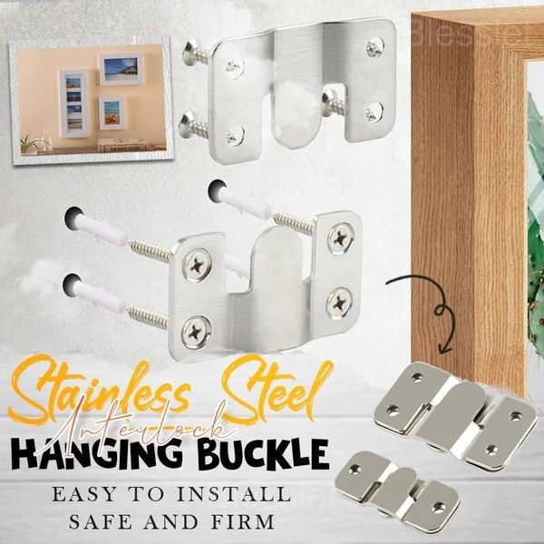 Durable Stainless Steel Interlock Hanging Buckles – Secure & Seamless