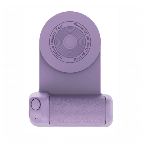 Magnetic Bluetooth Camera Handle with Wireless Charging Option - Deep Purple, Basic model