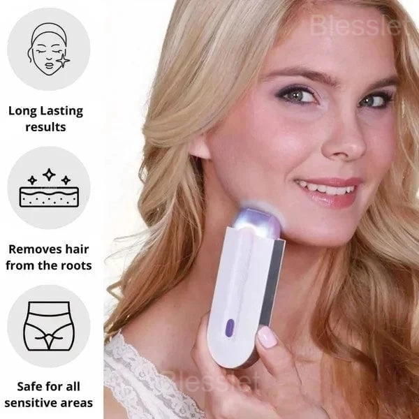 Silky Smooth Laser Hair Removal Device – Painless & Reusable Epilator - Buy 1