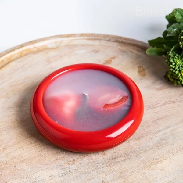 Reusable Fruit Fresh Pods – LFGB Approved Food Saver Set - Tomato-Red