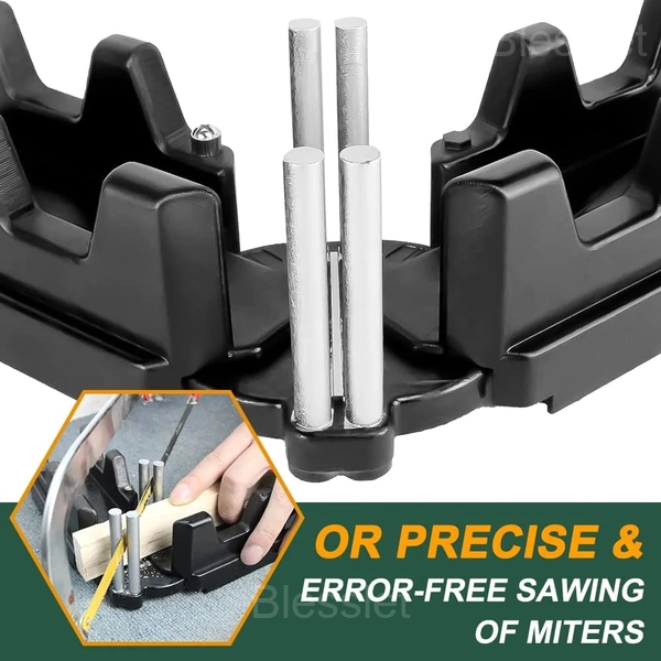 2-in-1 Mitre Measuring & Cutting Tool for Precise Angled Cuts