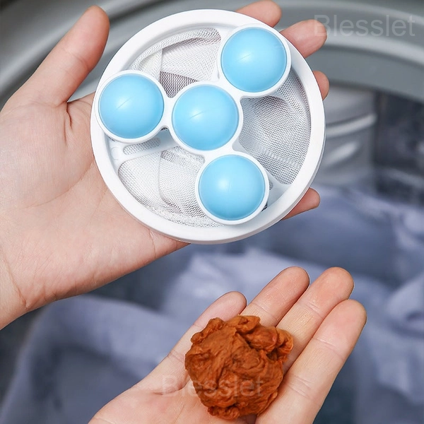 Floating Hair & Lint Remover Mesh Bag for Washing Machines - Buy 1 PCS