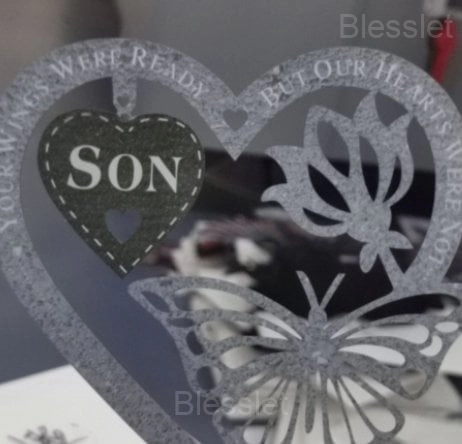 Memorial Butterfly Garden Plaque - Heartfelt Tribute Ornament - SON