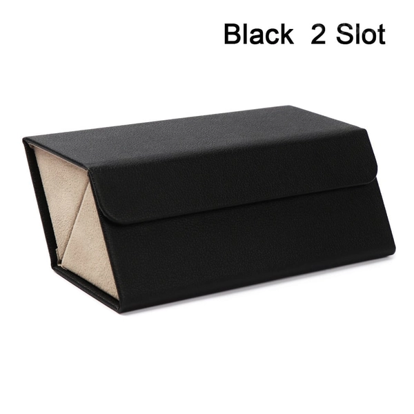 6-Slot Travel Sunglasses Organizer Case with Portable Design - Black(2 SLOT), BUY 2 FREE VIP SHIPPING🔥