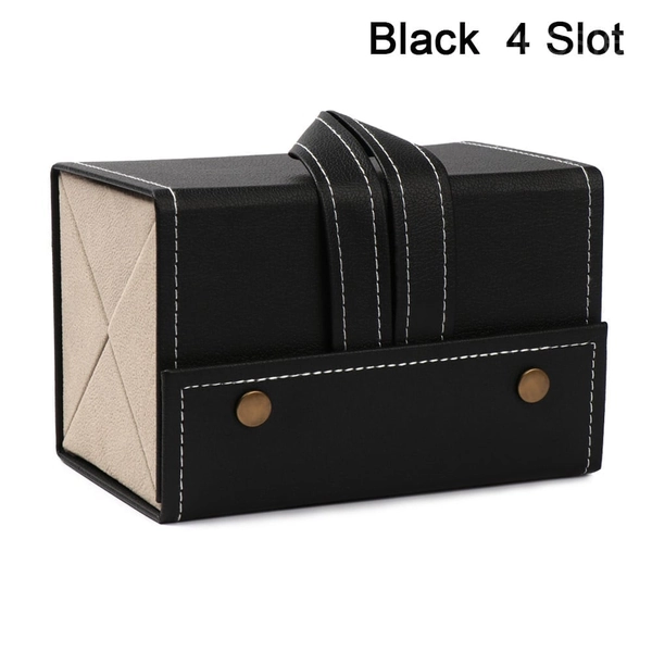 6-Slot Travel Sunglasses Organizer Case with Portable Design - Black(4 SLOT), BUY 2 FREE VIP SHIPPING🔥