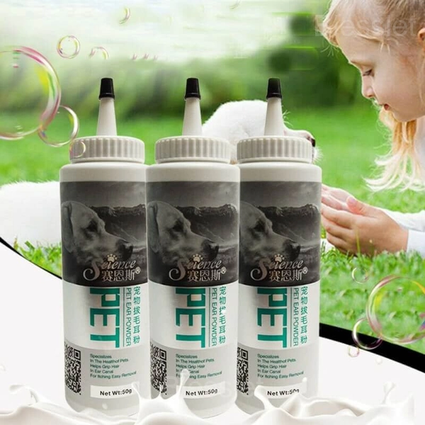 Pet Ear Powder for Itchy Ears - Soothes & Protects Pets’ Ears