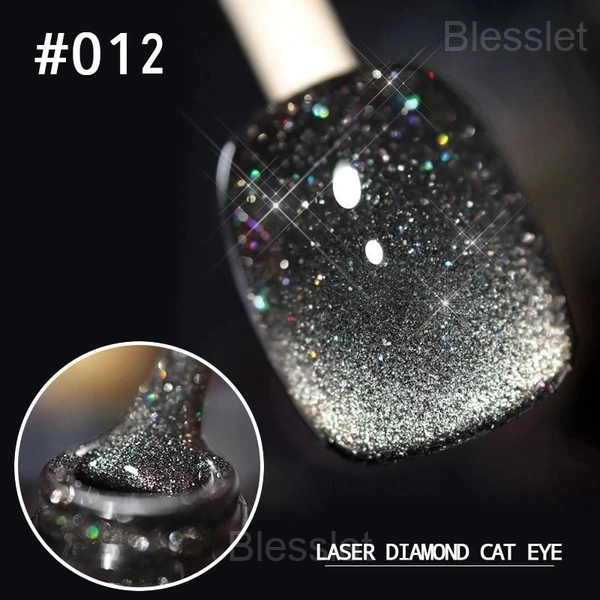 Laser Diamond Cat Eye Nail Polish – Long-Lasting & Sparkling Shine - 🔥#12