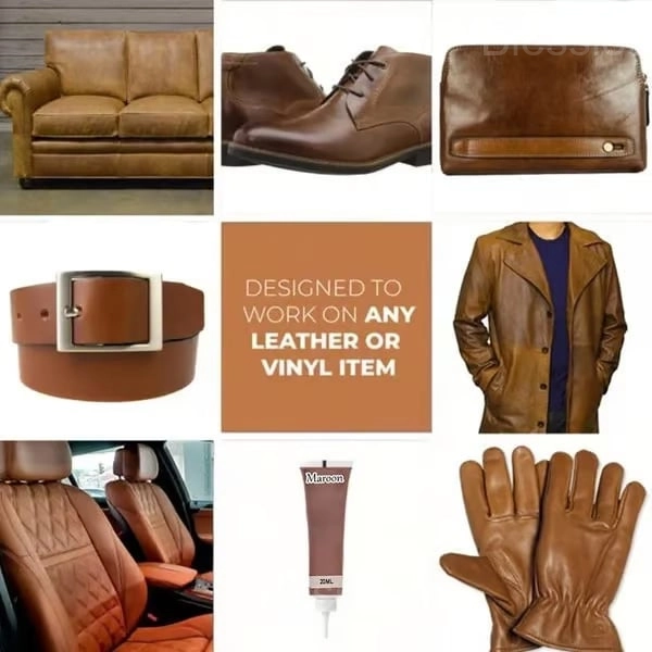 Advanced Leather Repair Gel for Car Seats, Furniture & Bags