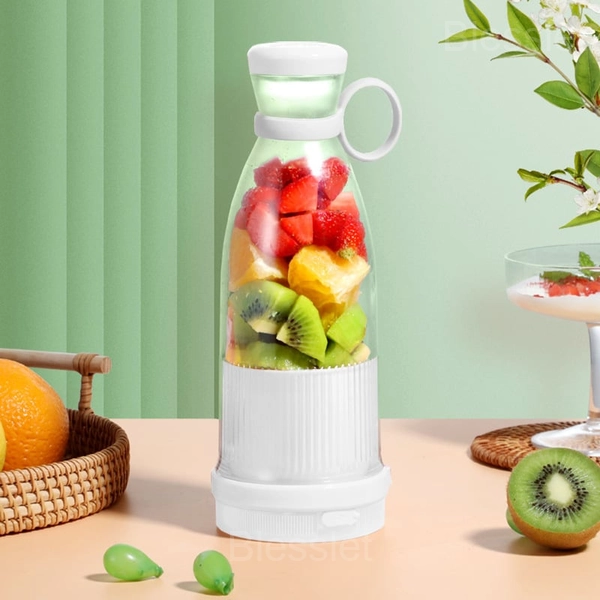 FreshJuice Portable Mini Blender - Wireless & Travel-Friendly - WHITE, 🔥BUY 2 SAVE 10$FREE SHIPPING