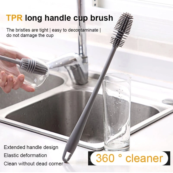 Silicone Bottle Cleaning Brush - BPA-Free, Durable & Scratch Safe - Buy 2 Get 2 Free