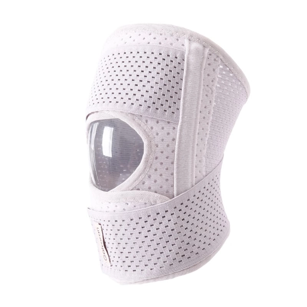 Meniscus Knee Support Brace – Breathable Stabilizing Pads for Pain Relief - White, M