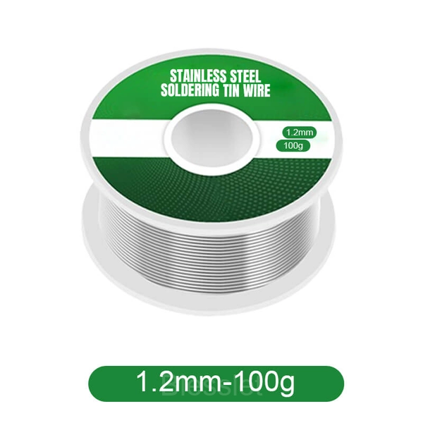 High Purity Aluminum & Stainless Steel Lighter Solder Wire - 1.2 Aluminum solder wire 100g