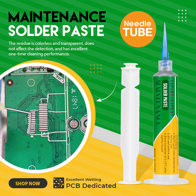35g Leaded Sn63Pb37 BGA Solder Paste with Syringe for SMT
