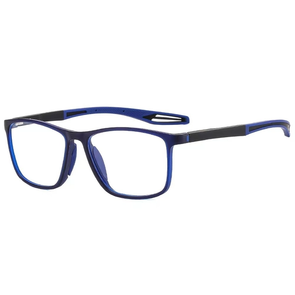 Titanium Progressive Reading Glasses – Ultra-Light Anti-Blue Light Bifocals - Blue, +2.00 / 55-59 YEAR OF AGE