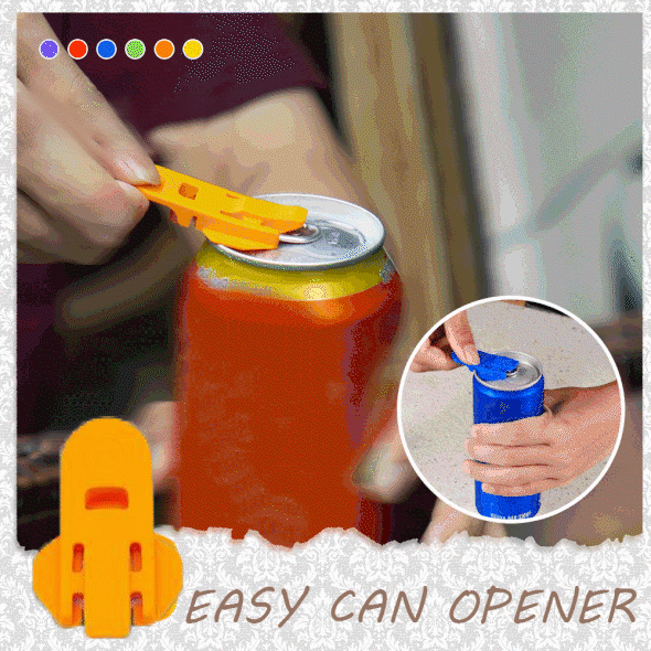 Easy Can Opener & Beverage Cover - Protect Drinks & Save Nails