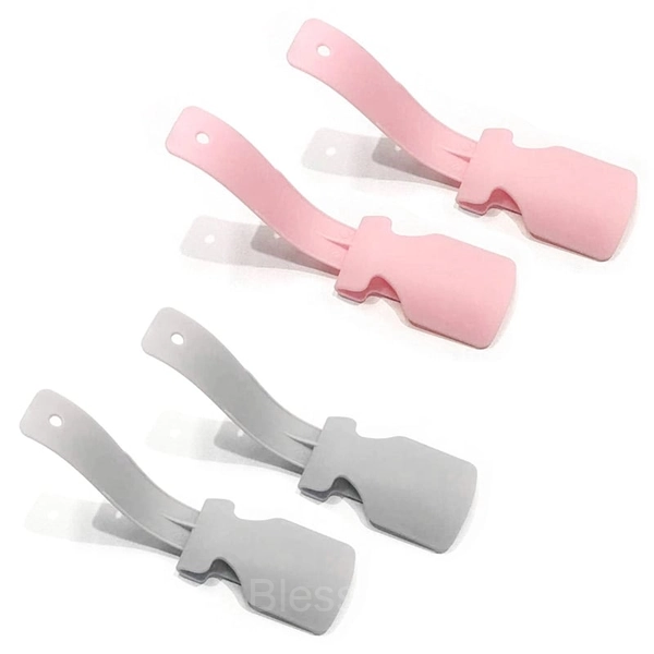 Wear Shoe Helper - Easy Slip-On Shoe Aid for All Ages - Gray & Pink