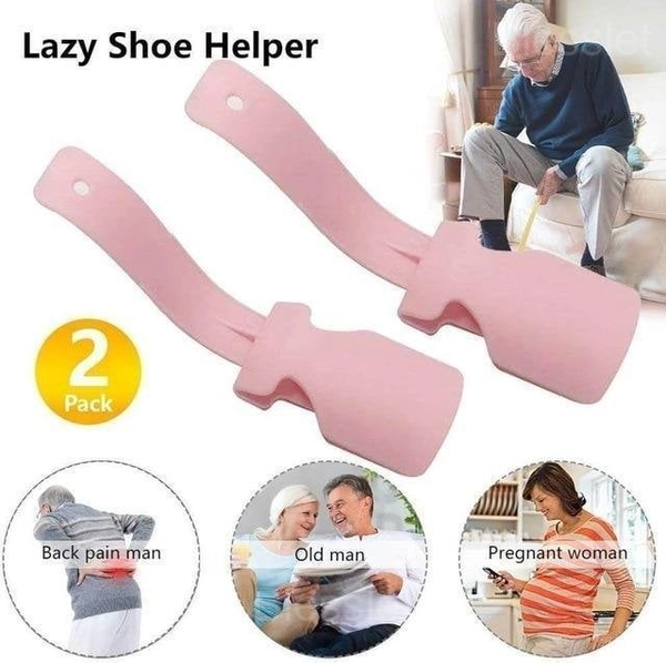 Wear Shoe Helper - Easy Slip-On Shoe Aid for All Ages - Pink