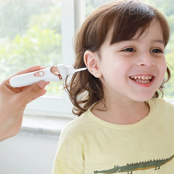 Painless USB Rechargeable Ear Wax Cleaner with LED Light