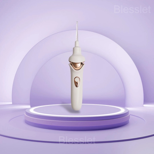 Painless USB Rechargeable Ear Wax Cleaner with LED Light - White