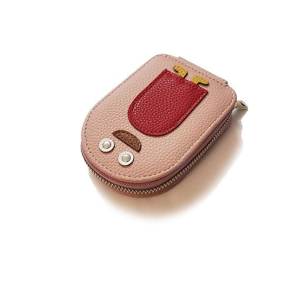 Cute Penguins PU Leather Large Capacity Credit Card Wallet - Pink