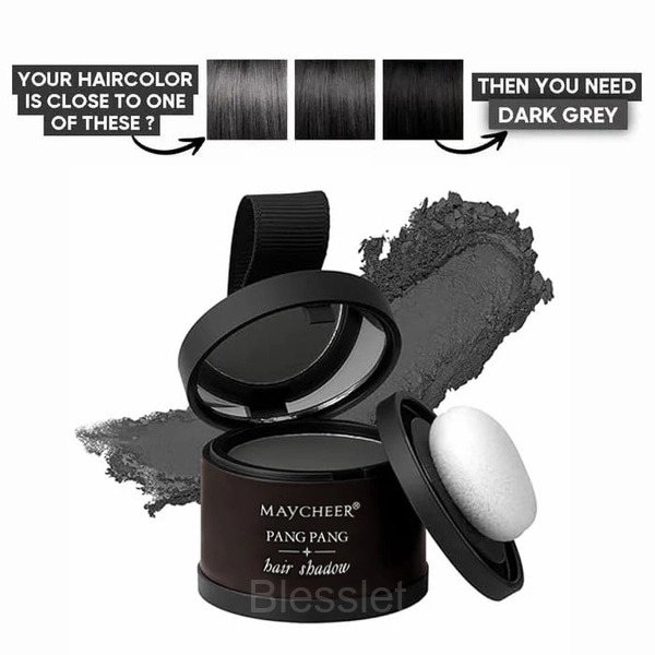 Waverlo Hairline Powder - Root Concealer & Grey Touch-Up - Dark Grey