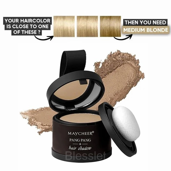 Waverlo Hairline Powder - Root Concealer & Grey Touch-Up - Medium Blonde