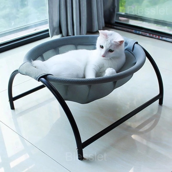 Heavy Duty Floor Cat Hammock with Stand - Waterproof & Durable