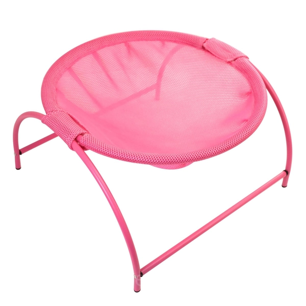 Heavy Duty Floor Cat Hammock with Stand - Waterproof & Durable - Pink, Set(Cloth Bag+ Bracket)