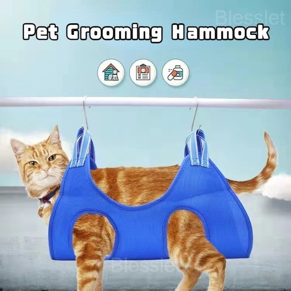 Durable Pet Grooming Hammock with Breathable Mesh for Easy Care