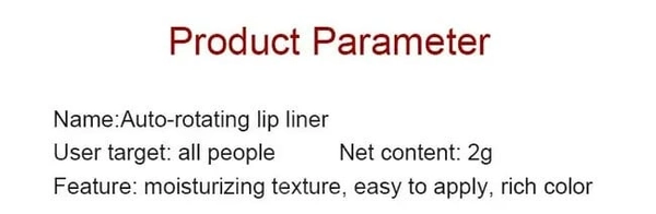 lip liner packaging