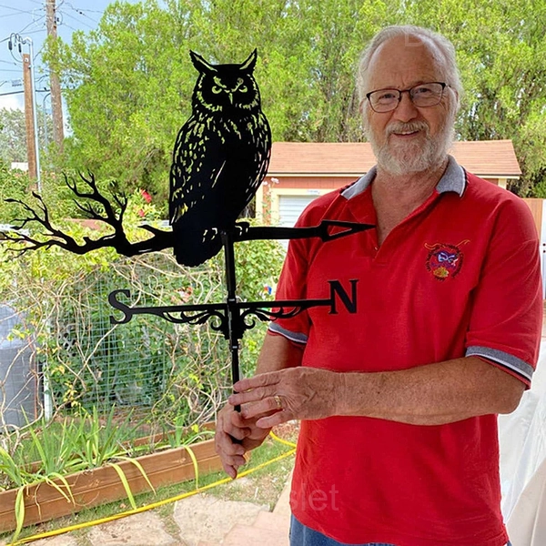 Handmade iron weathervane