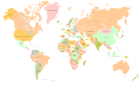 Worldwide shipping animation